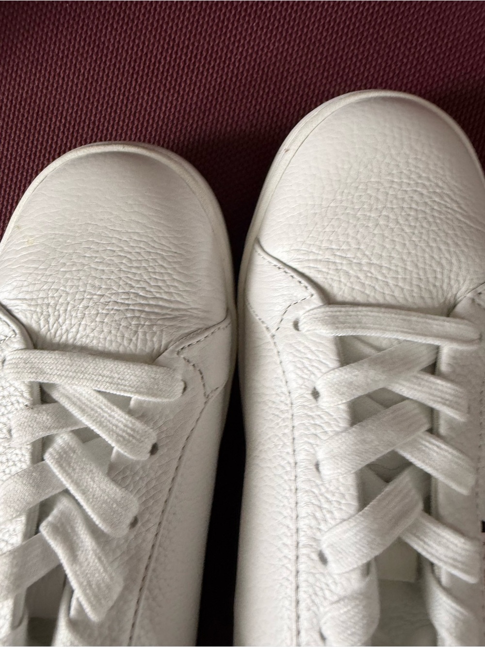 Ted Baker White Sneakers with Pink Accent - Picture 5 of 6